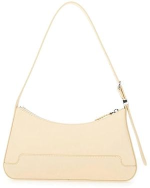 Marni Calf Leather Shoulder Bag - Natural