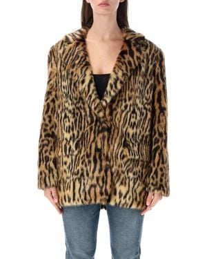Stand Studio Emmie Fur Blazer - Multicolour