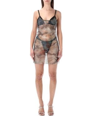 DIESEL Kasy Mesh Beach Dress - Multicolor