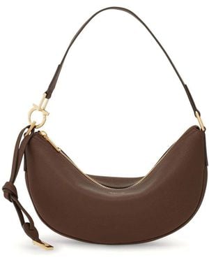 Ferragamo Hobo Smile S - Brown