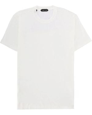 Tom Ford Lyocell And Cotton T-Shirt - White