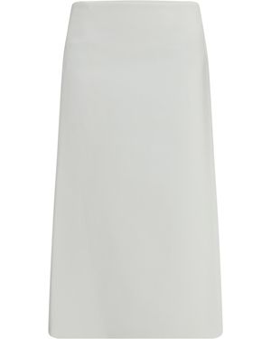 Rier Bonded Cotton Skirt Wr - White