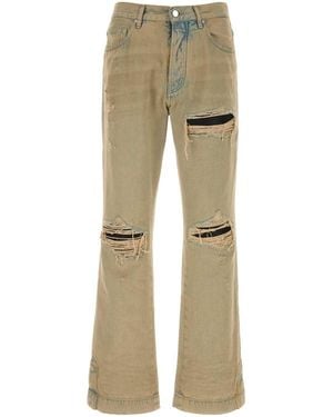 Amiri Mx1 Straight Flare Jean - Natural
