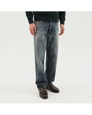 1989 STUDIO Old Malin Denim Trousers - Grey