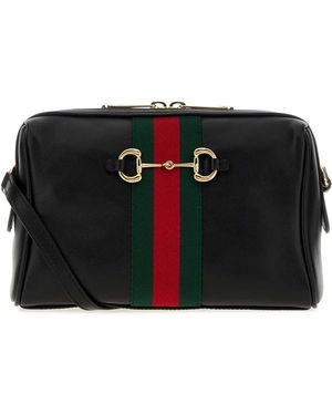 Gucci Horsebit Web - Black