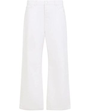 Ami Paris Large Fit Jeans - White