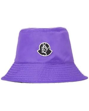 Moncler Genius X Alicia Keys Logo Bucket Hat - Purple