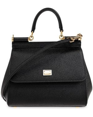 Dolce & Gabbana Dolce & Gabbana Sicily Shoulder Bag Hobo - Black