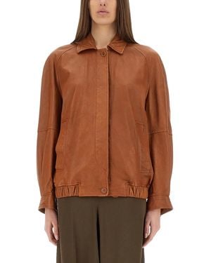 Salvatore Santoro Leather Jacket - Brown