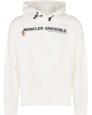 Moncler Hoodie Jumper - White