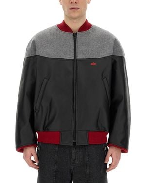 A.I.E. Aïe Jacket With Logo - Gray
