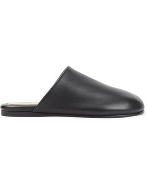 Carven Garnier Lamb Leather Mules - Black