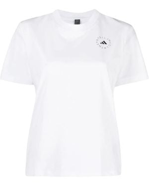 adidas By Stella McCartney Adidas By Stella Mccartney Logo Sporty T-Shirt - White