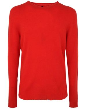 MD75 Cashmere Crew Neck Jumper - Red
