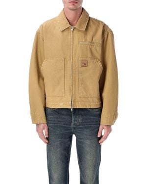Represent Canvas Cotton Worker Jacket - Blue