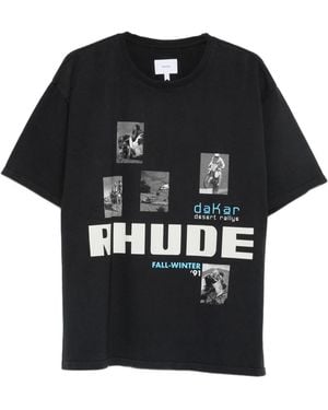 Rhude Winter 91 Rallye Tee - Black