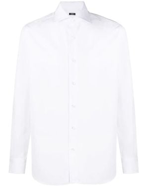 Barba Napoli Neck Shirt - White