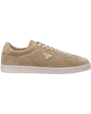 Prada Suede Low-Top Trainers - Multicolour