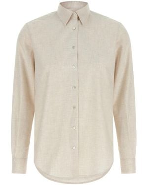 Xacus 'Marta' Flannel Shirt - White