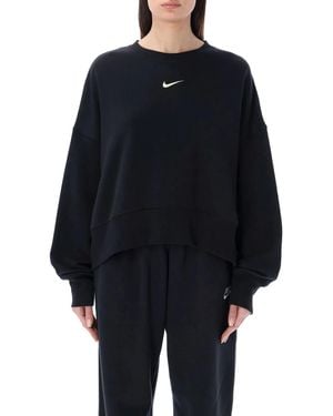 Nike Phoenix Fleece Oversized Sweatshirt - Blue