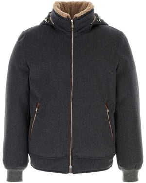 Brunello Cucinelli Piumino Corto - Black