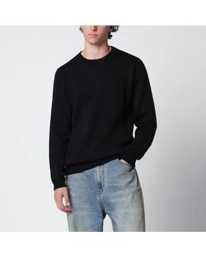 Roberto Collina Wool Crew-Neck Jumper - Black