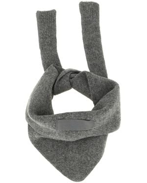 Jacquemus 'Le Chale Gros-Grain' Bandana - Grey