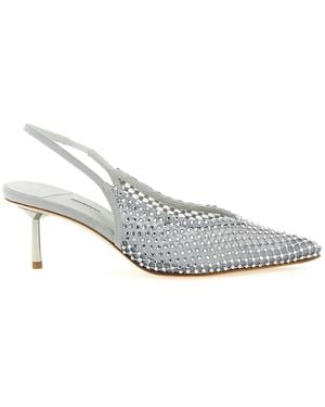 Le Silla 'Gilda' Slingback - White