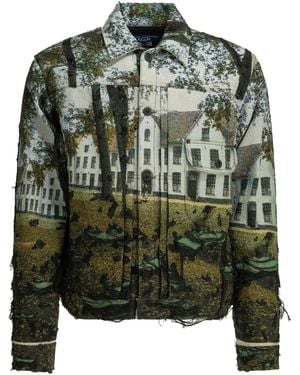 Junya Watanabe "Gobelin Weave House" Lightweight Jacket - Green