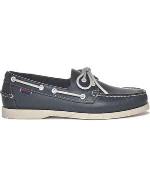 Sebago Docksides Portland Boat Shoes - Blue