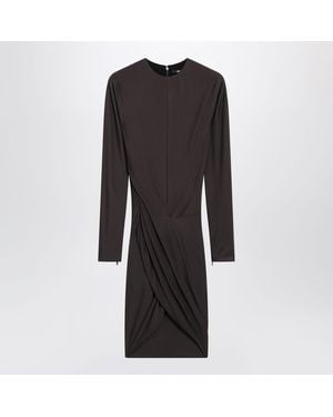 Jacquemus Draped Mini Dress - Black