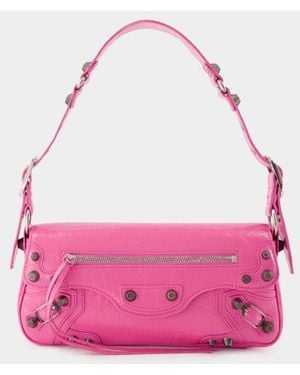 【関税&送料込】Balenciaga Fuchsia Leather Small Le Cagole S Balenciaga Le Cagole Sling Bag Small With Charms in Green | Lyst