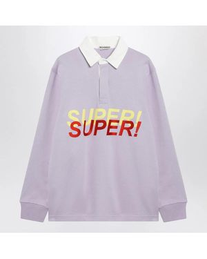 JW Anderson Lilac Super Super Polo Shirt - Purple