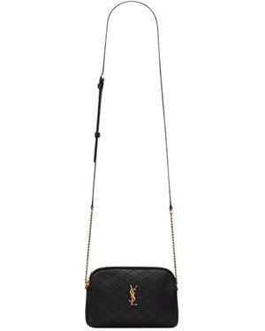 Saint Laurent Gaby Leather Camera Bag - White