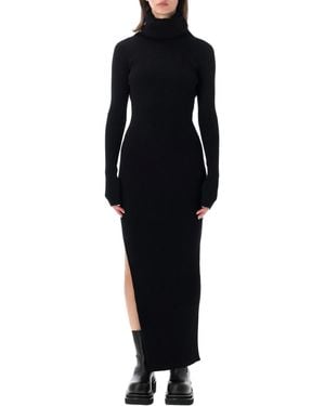 Rick Owens Long Sleeve Tube Dress - Black