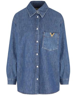 Valentino Garavani Denim Shirt - Blue