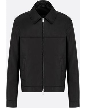 Dior Lambskin Leather Jackets - Black
