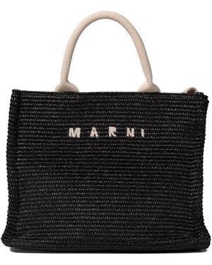 Marni Cotton Polyamide Bag - Black