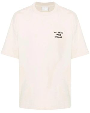 Drole de Monsieur Slogan T-Shirt - White