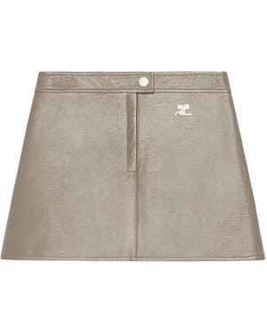 Courreges Miniskirt "Reedition" - Brown