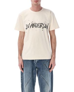 JW Anderson Logo T-Shirt - Blue