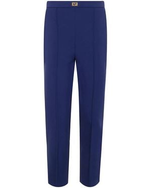 Elisabetta Franchi Regular Classic Trousers - Blue
