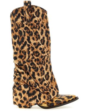 R13 'Mid Cowboy' Boots - Brown