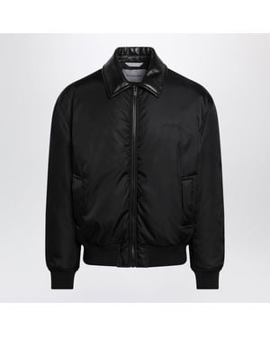 Balenciaga Zip-Up Bomber Jacket - Black