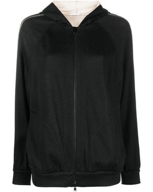Brunello Cucinelli Full-Zip Hoodie - Black