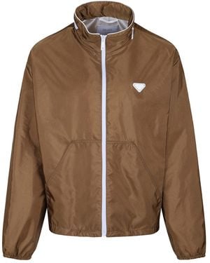 Prada Cannella Bianco Recycled Polyamide - Brown