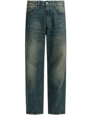 Our Legacy "Third Cut" Straight-Leg Jeans - Green