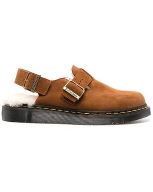 Dr. Martens Jorge Shearling Mules - Brown