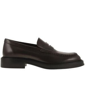 Tod's Leather Loafers - Black
