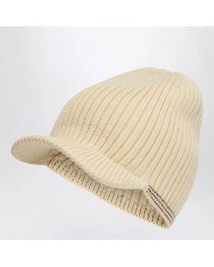 adidas Cream Wool Visor Cap - Natural